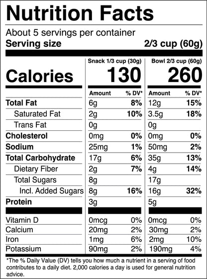 6 Bags Gluten-Free Chocolate Chip Granola (+2 Free)